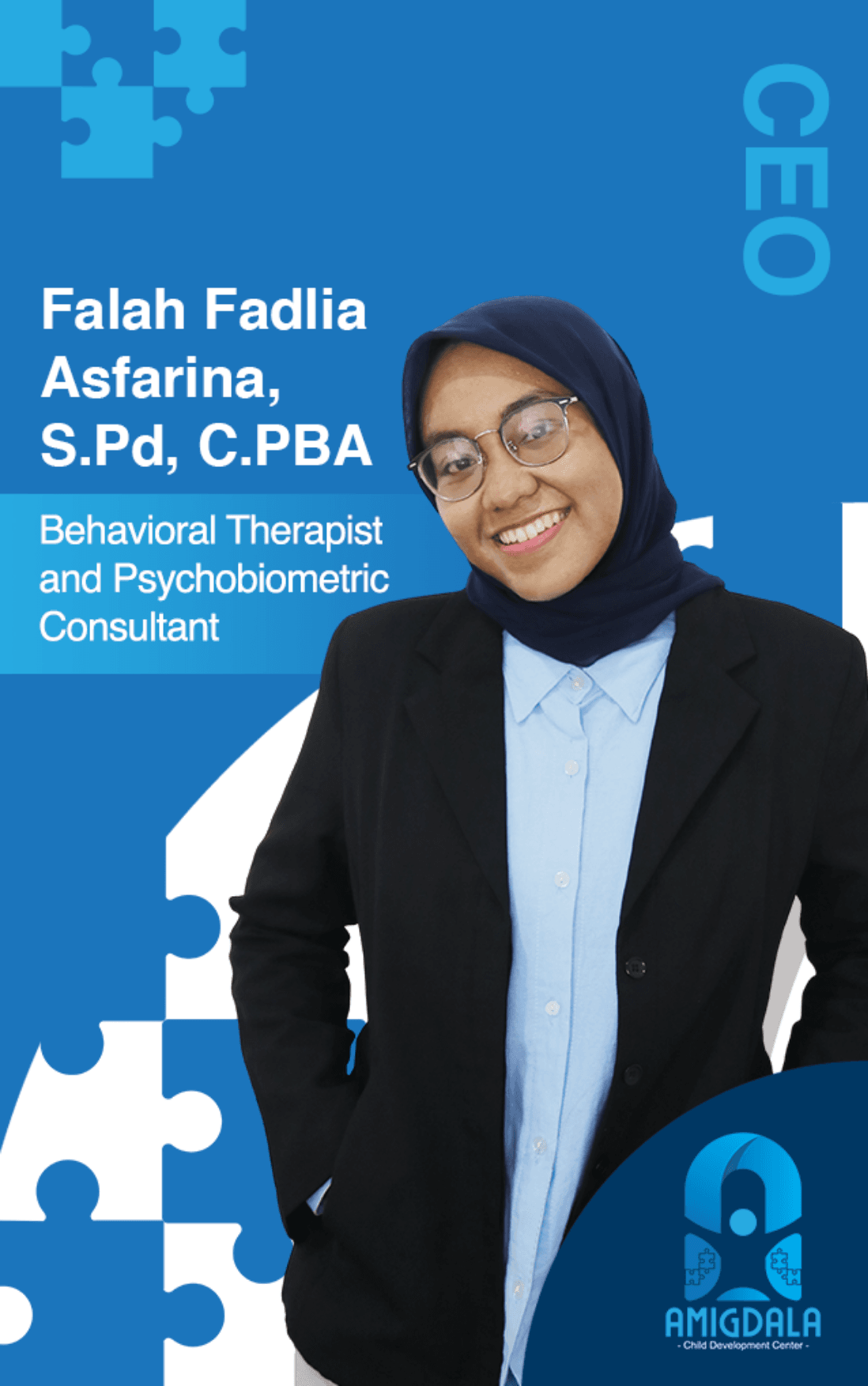 CEO Amigdala Center Falah Fadlia