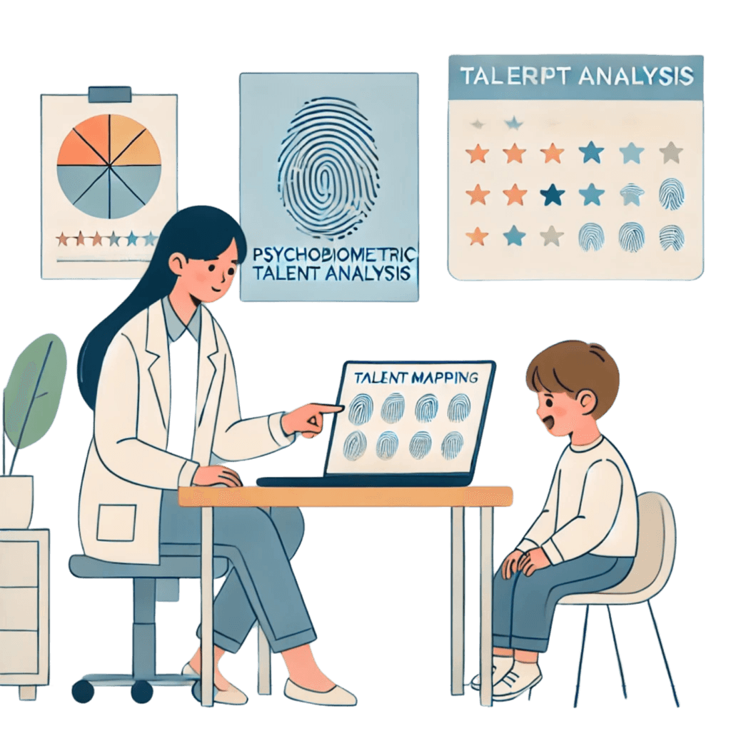 ilustrasi analisa sidik jari psychobiometric